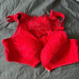 Red Lace Bralette